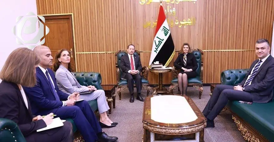 بغداد وواشنطن تتباحثان حول أوضاع النازحين ومخيم الهول السوري