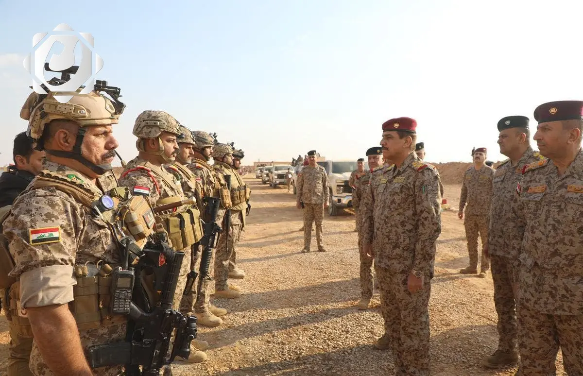 رئيس أركان الجيش يزور وادي حوران في إطار عمليات الأنبار