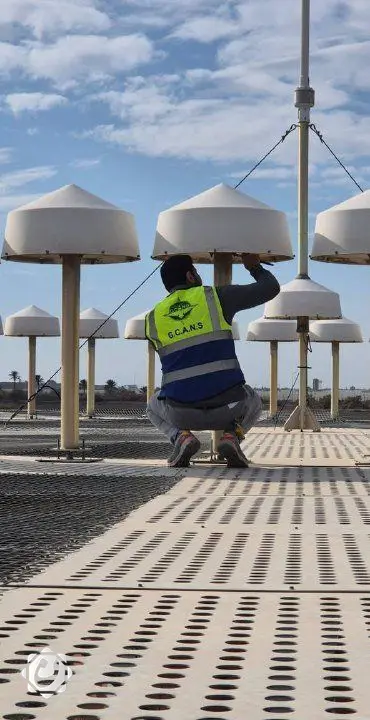 بدء تنصيب منظومة الإرشاد الجوي والهبوط الآلي في مطار الموصل الدولي