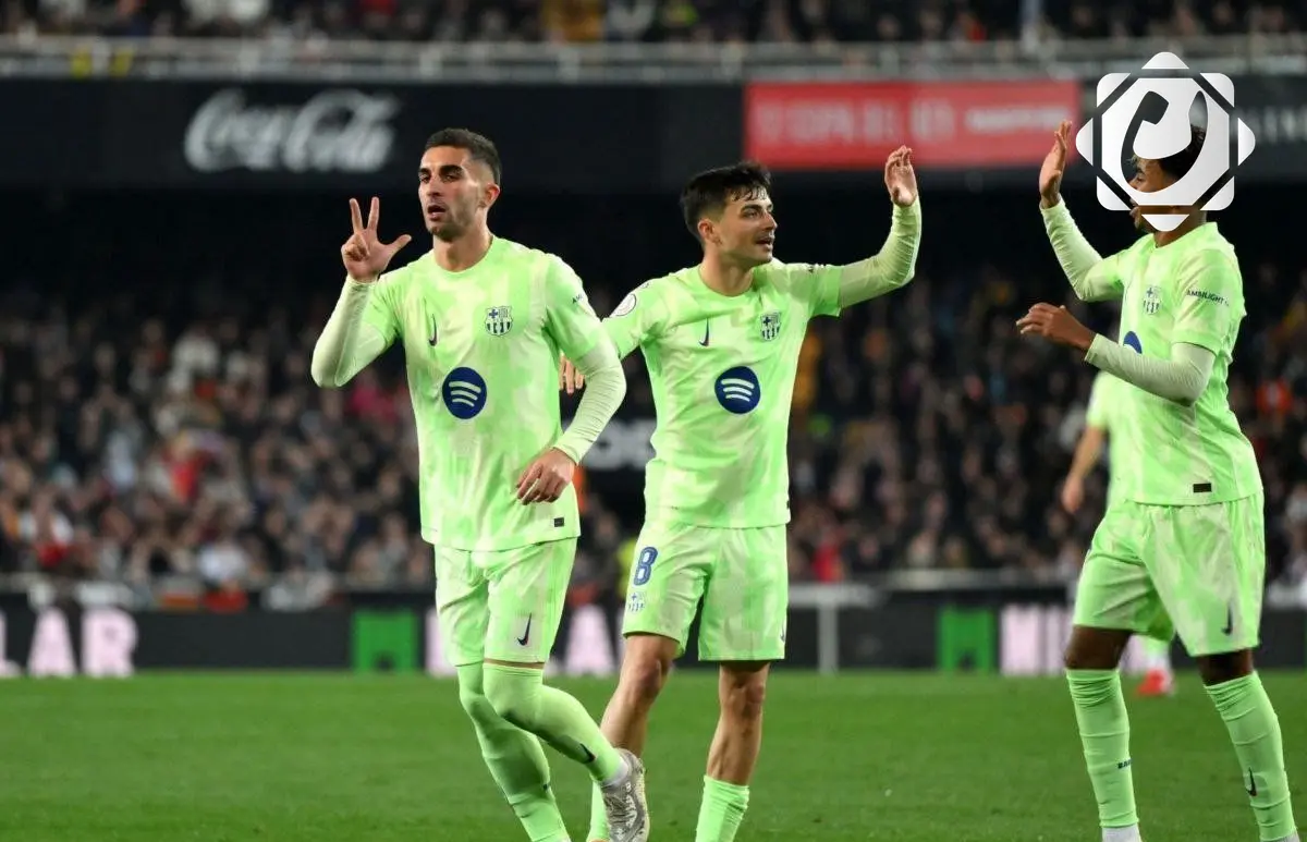 برشلونة يتألق ويعبر إلى نصف نهائي كأس الملك بخماسية في شباك فالنسيا