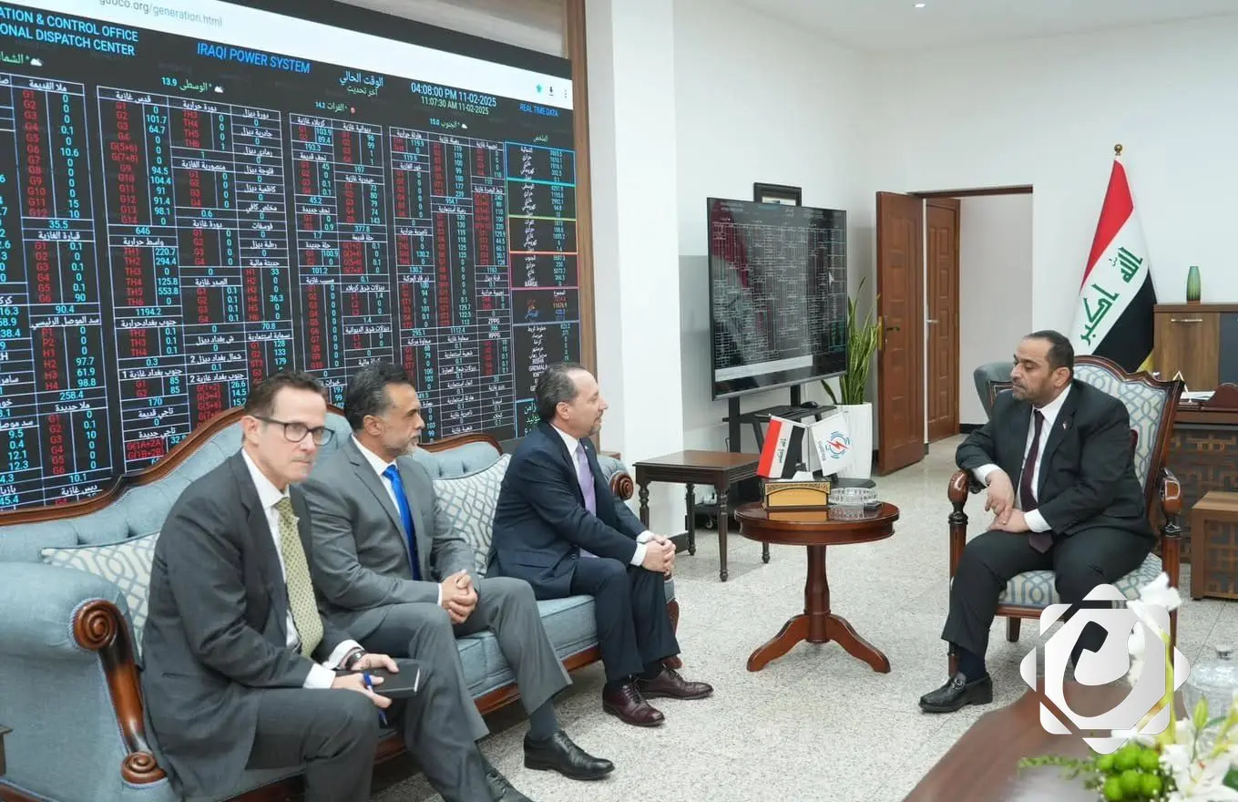 اجتماع وزير الكهرباء مع القائم بأعمال السفير الأمريكي لتعزيز الطاقة في العراق