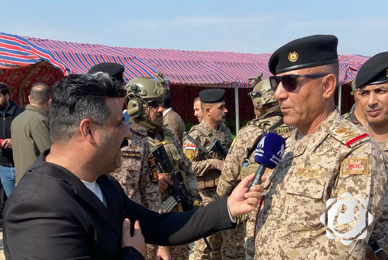 قائد عمليات بغداد يؤكد: العاصمة مؤمنة بالكامل وأوضاعها الأمنية مستقرة