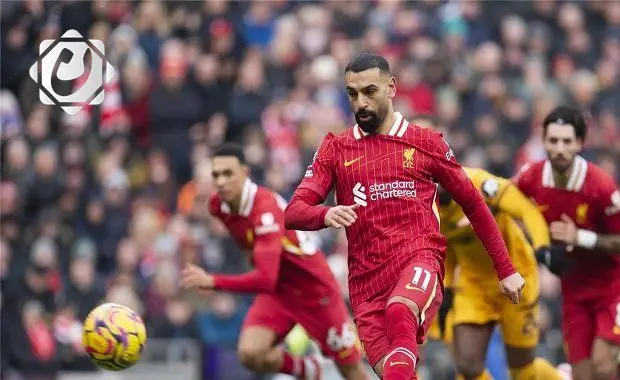 صلاح يعادل رقم جيرارد التاريخي بتسجيله 101 هدف في أنفيلد