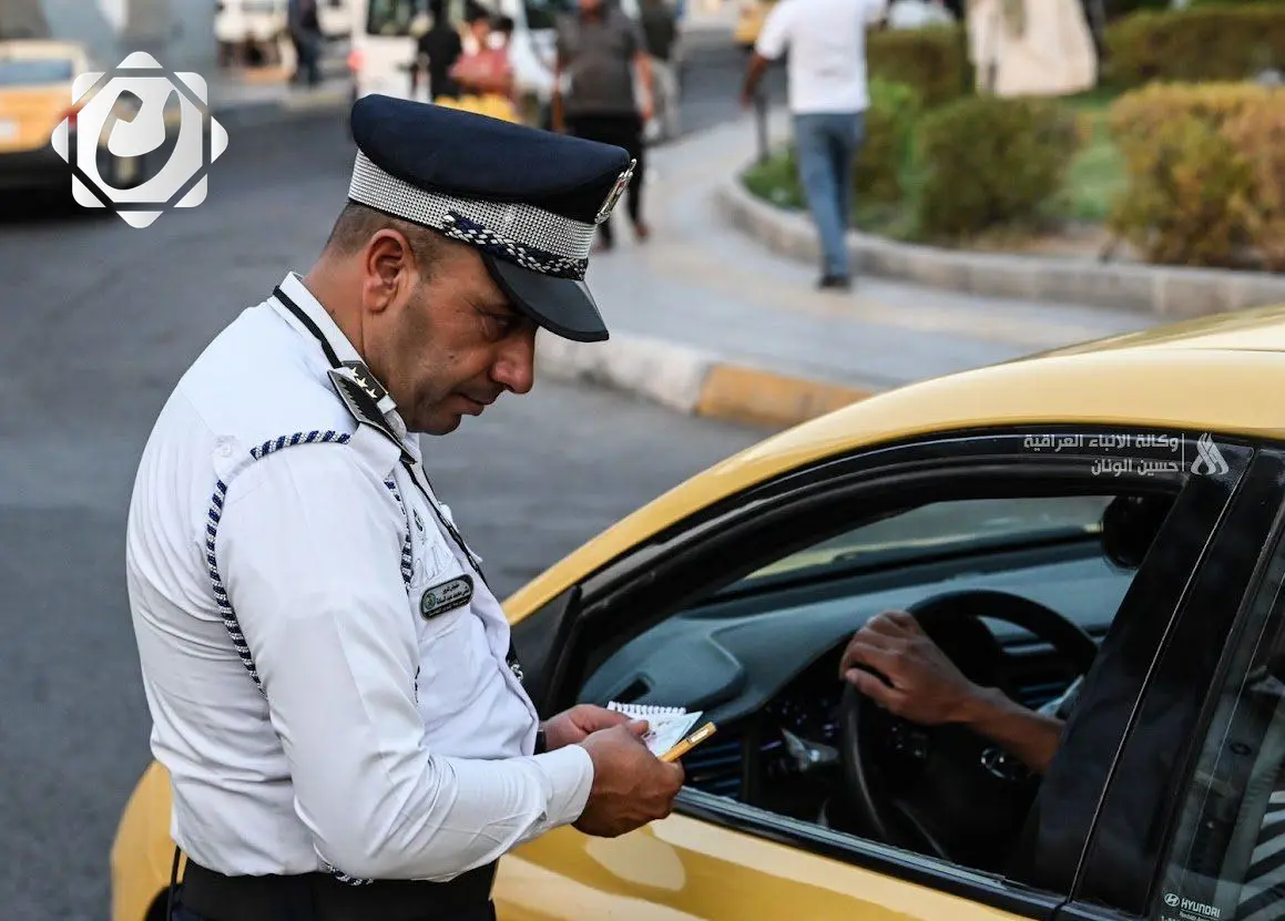 حملة مرورية في بغداد لمحاسبة السائقين بدون إجازة