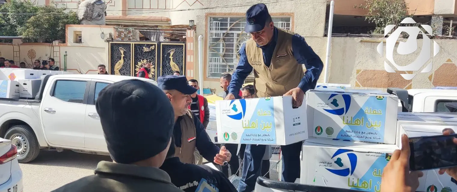 إطلاق حملة (بين أهلنا) في كربلاء وبابل لدعم الأسر المحتاجة