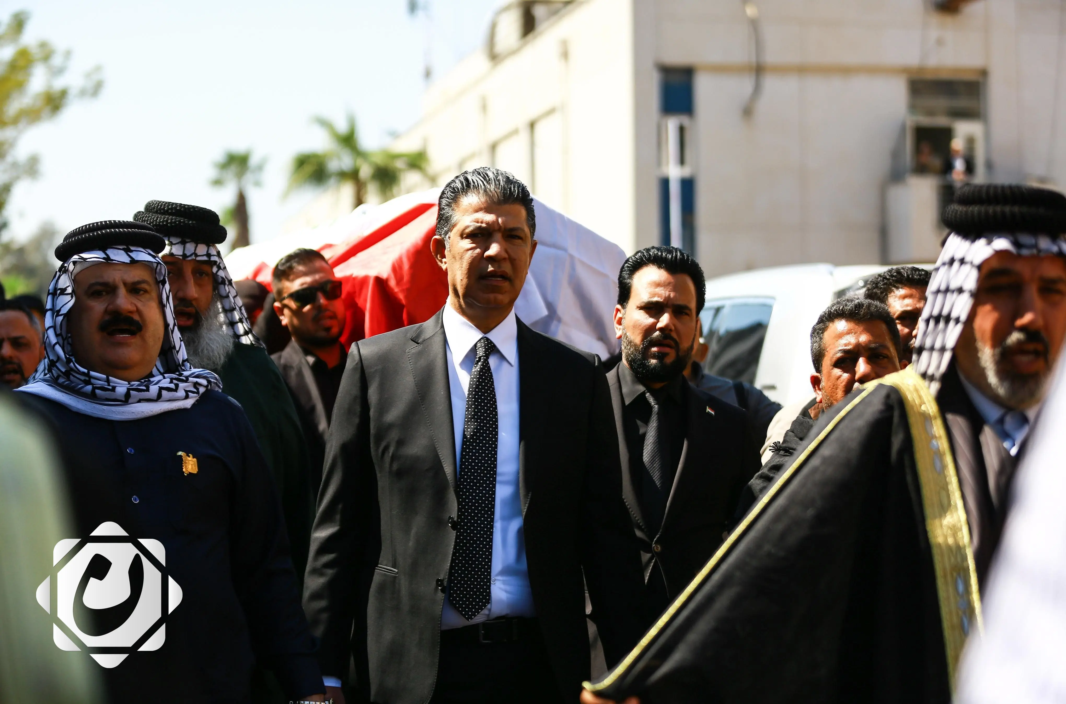 شبكة الإعلام العراقي تودع شهيدها ليث محمد رضا في مراسم حافلة