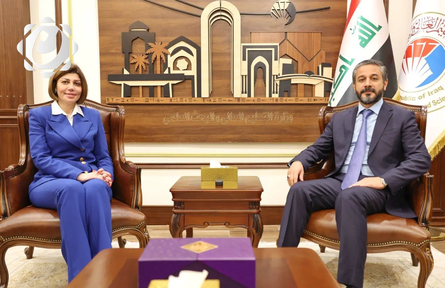 وزير التعليم العالي ووزيرة الهجرة يبحثان سبل تعزيز التعاون المؤسسي