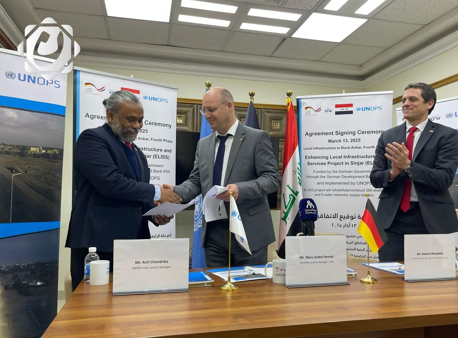 الأمم المتحدة تطلق المرحلة الرابعة لمشروع إعادة تأهيل البنية التحتية في سنجار