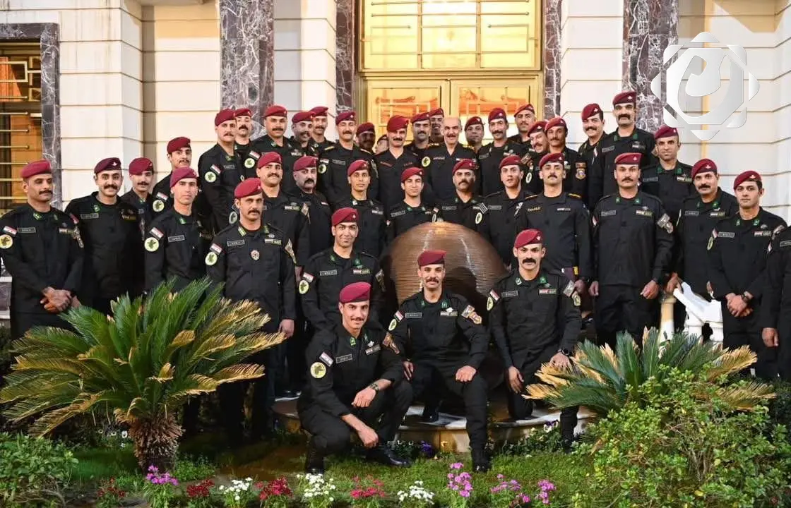 تكريم القوة المنفذة لواجب صحراء الرطبة بعد القضاء على إرهابي بارز