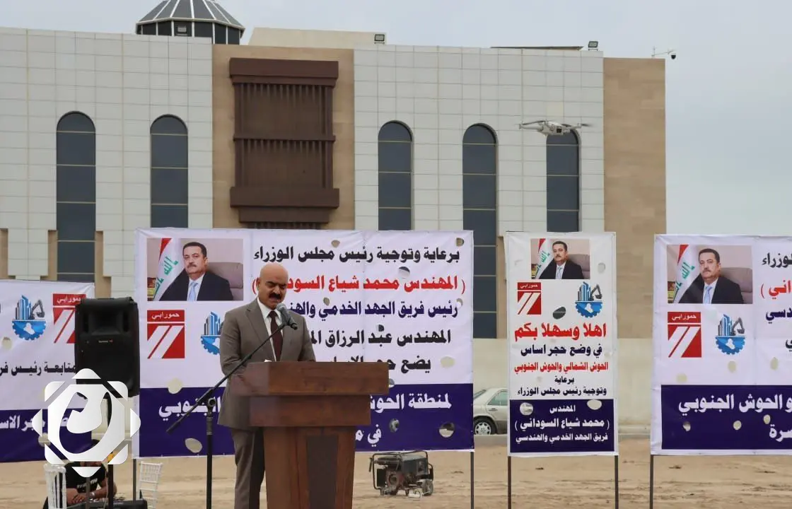 انطلاق مشروع الحوش الشمالي والجنوبي لتحسين البنية التحتية في البصرة