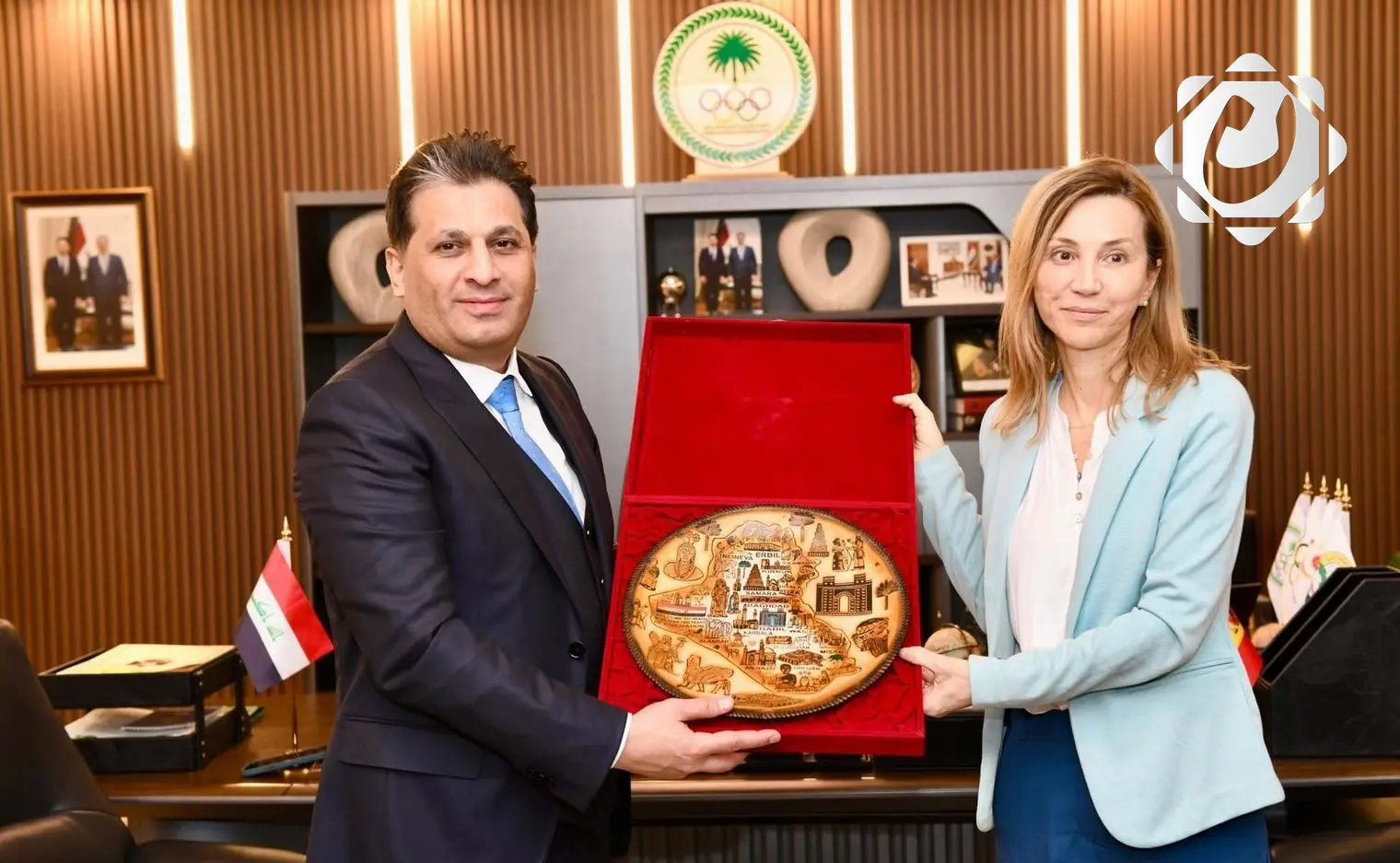 تعزيز التعاون الرياضي: اللجنة الأولمبية العراقية تلتقي بالسفيرة الإسبانية