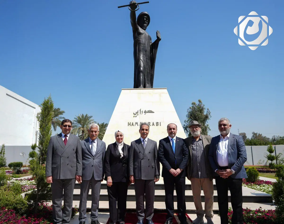 افتتاح نصب حمورابي التذكاري في بغداد برعاية رئيس مجلس القضاء الأعلى