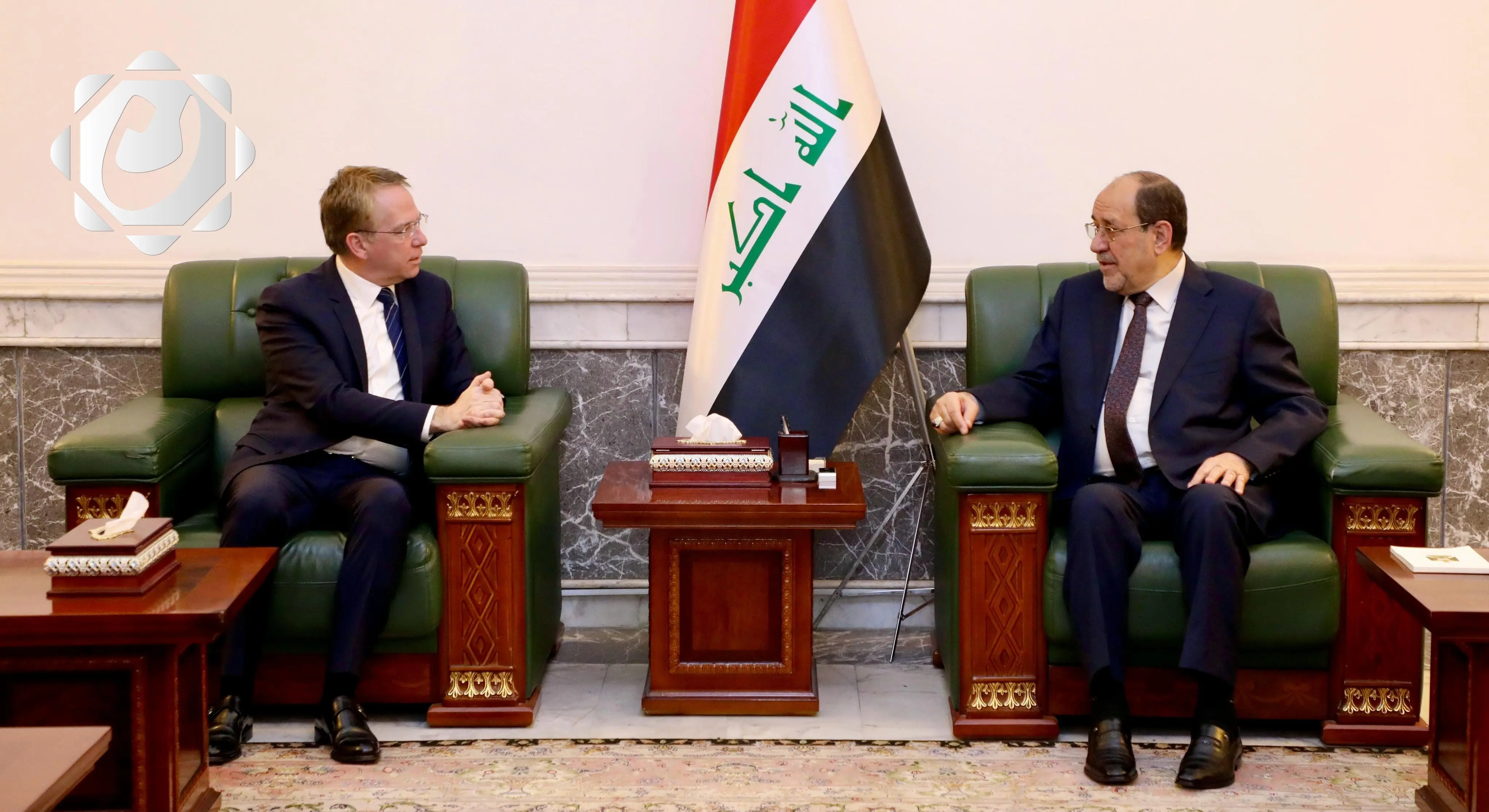 المالكي والسفير الفرنسي يتباحثان تطوير العلاقات العراقية الفرنسية