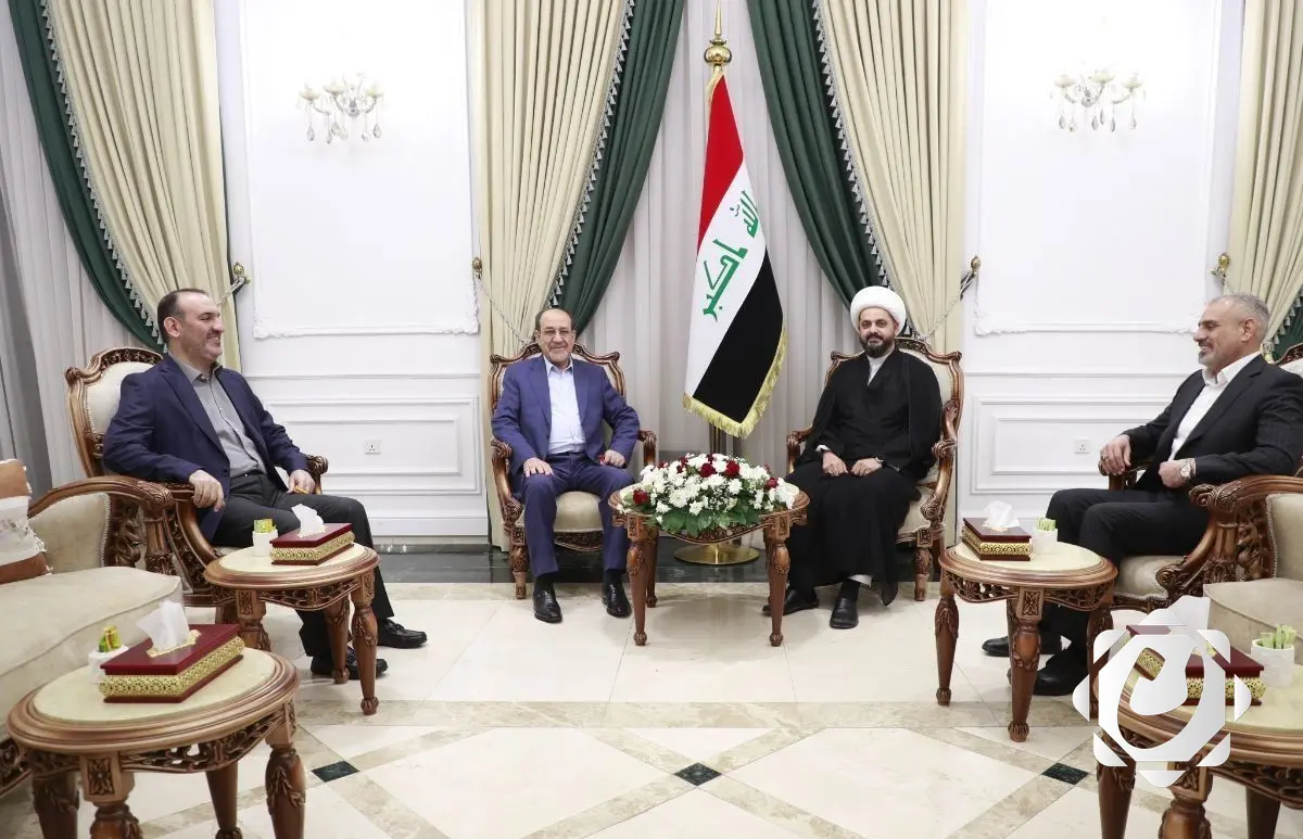 الخزعلي والمالكي يتفقان على توحيد الجهود لتعزيز الاستقرار ومواجهة التحديات