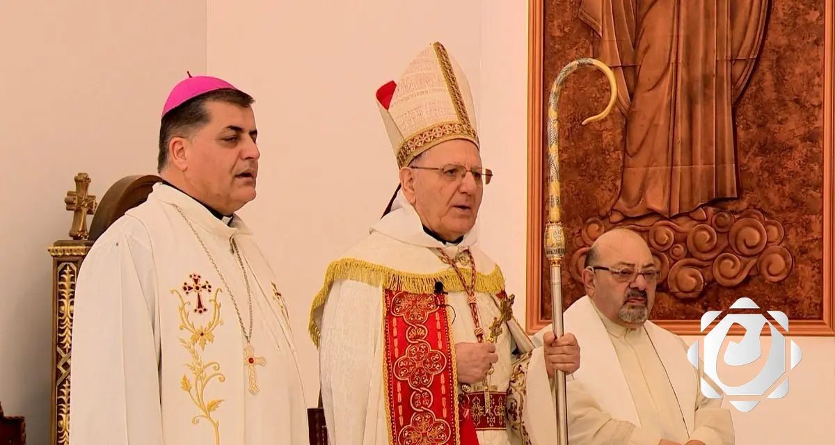 قداس تاريخي في كنيسة النبي إبراهيم بأور