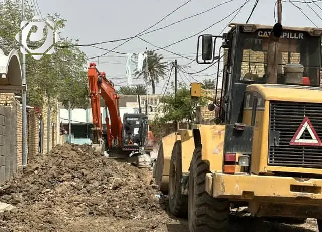 تقدم ملحوظ في إنجاز مشاريع التنمية في الحمزة الشرقي بالديوانية