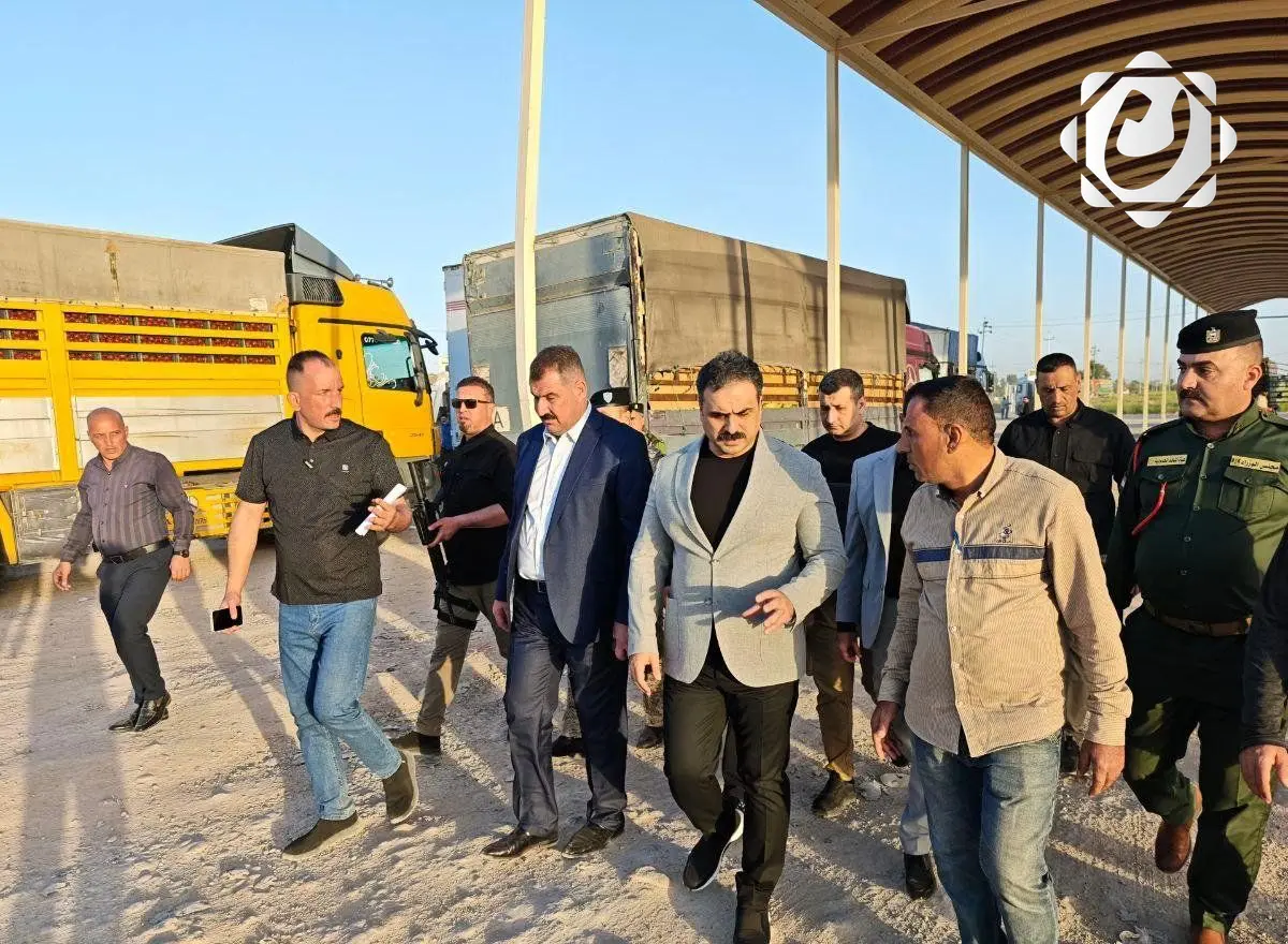 تفقد ميداني لهيئة المنافذ والكمارك في المنذرية لتعزيز السيطرة والأمن