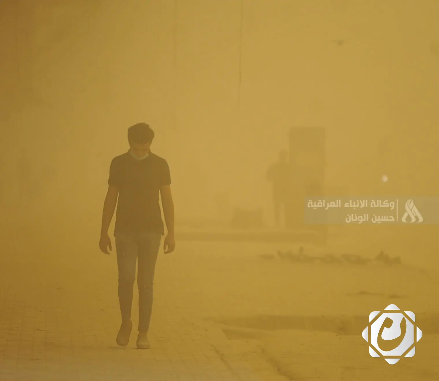 النجف الأشرف تعلن حالة الاستنفار الصحي بسبب العاصفة الترابية