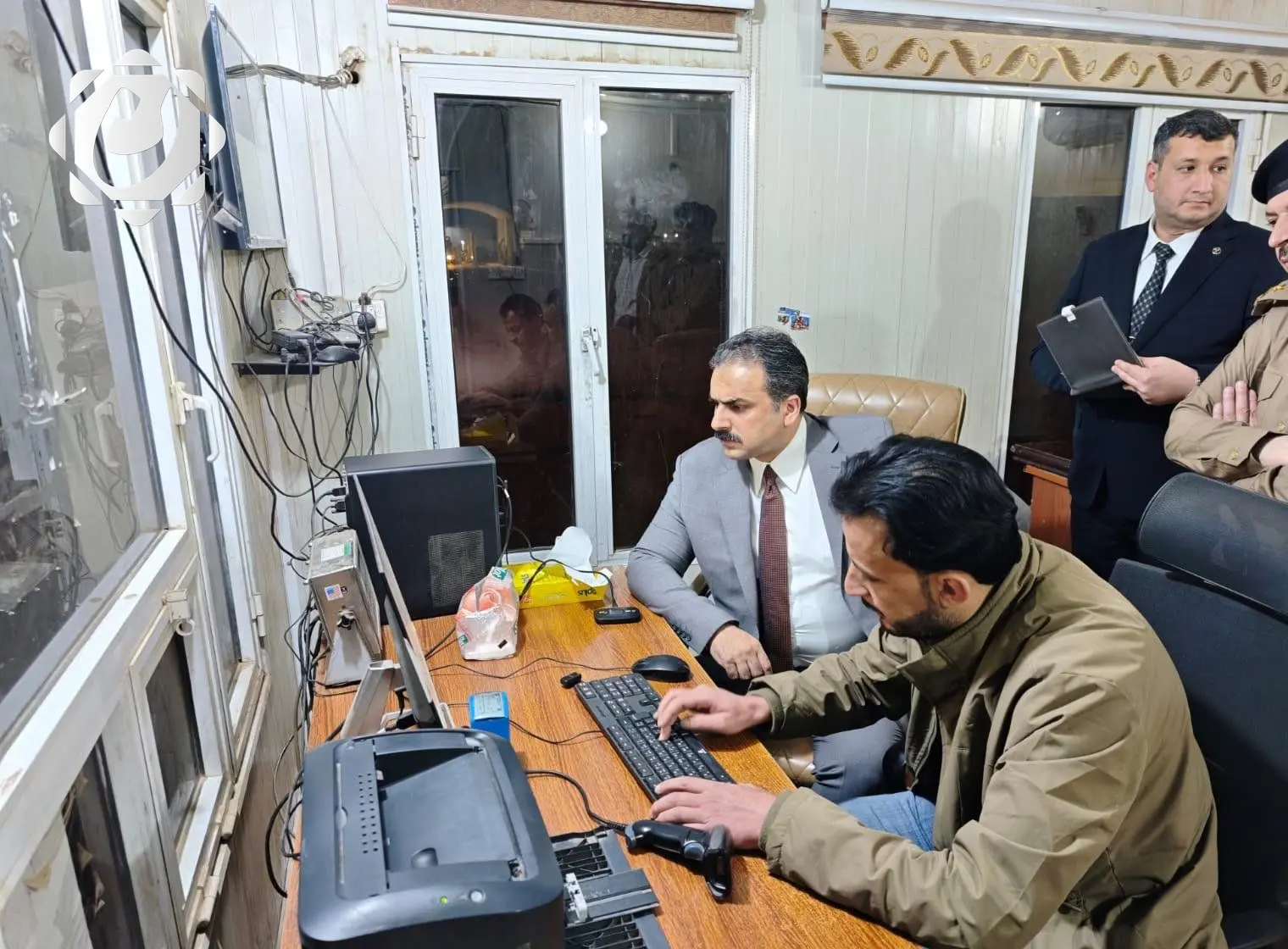 رئيس هيئة المنافذ الحدودية يتفقد حركة التبادل التجاري في منفذ طريبيل