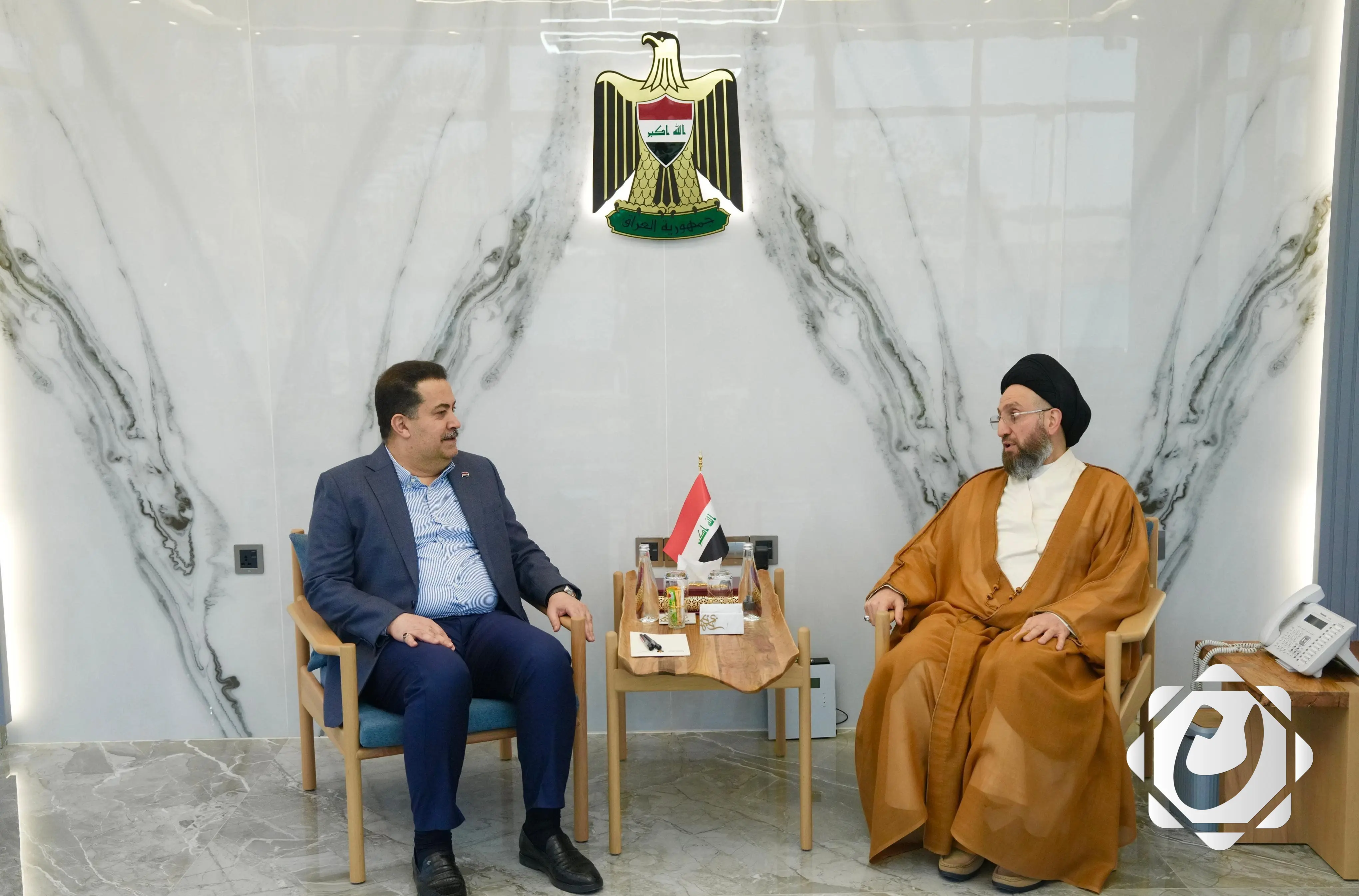 السوداني والحكيم يؤكدان موعد الانتخابات النيابية ويشددان على أهمية المشاركة الشعبية