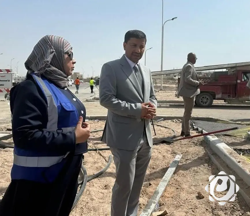 مشروع توسعة شارع كازينو لبنان في البصرة يحقق تقدمًا ملحوظًا