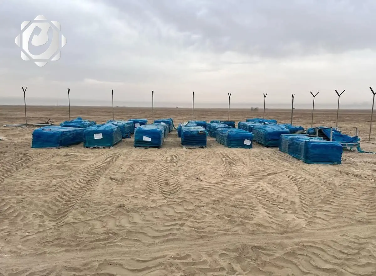 وصول أكثر من 126 ألف لوح شمسي لمشروع شمس البصرة