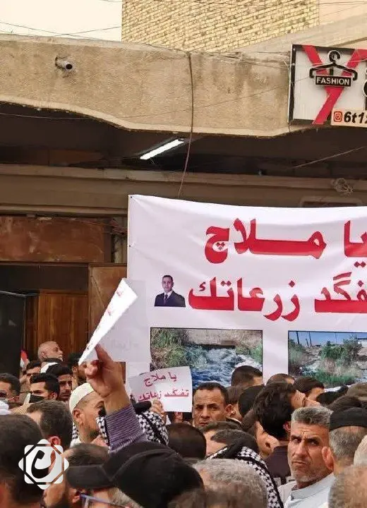 تظاهرات في قضاء المدينة تطالب بتحسين خدمات المياه في البصرة