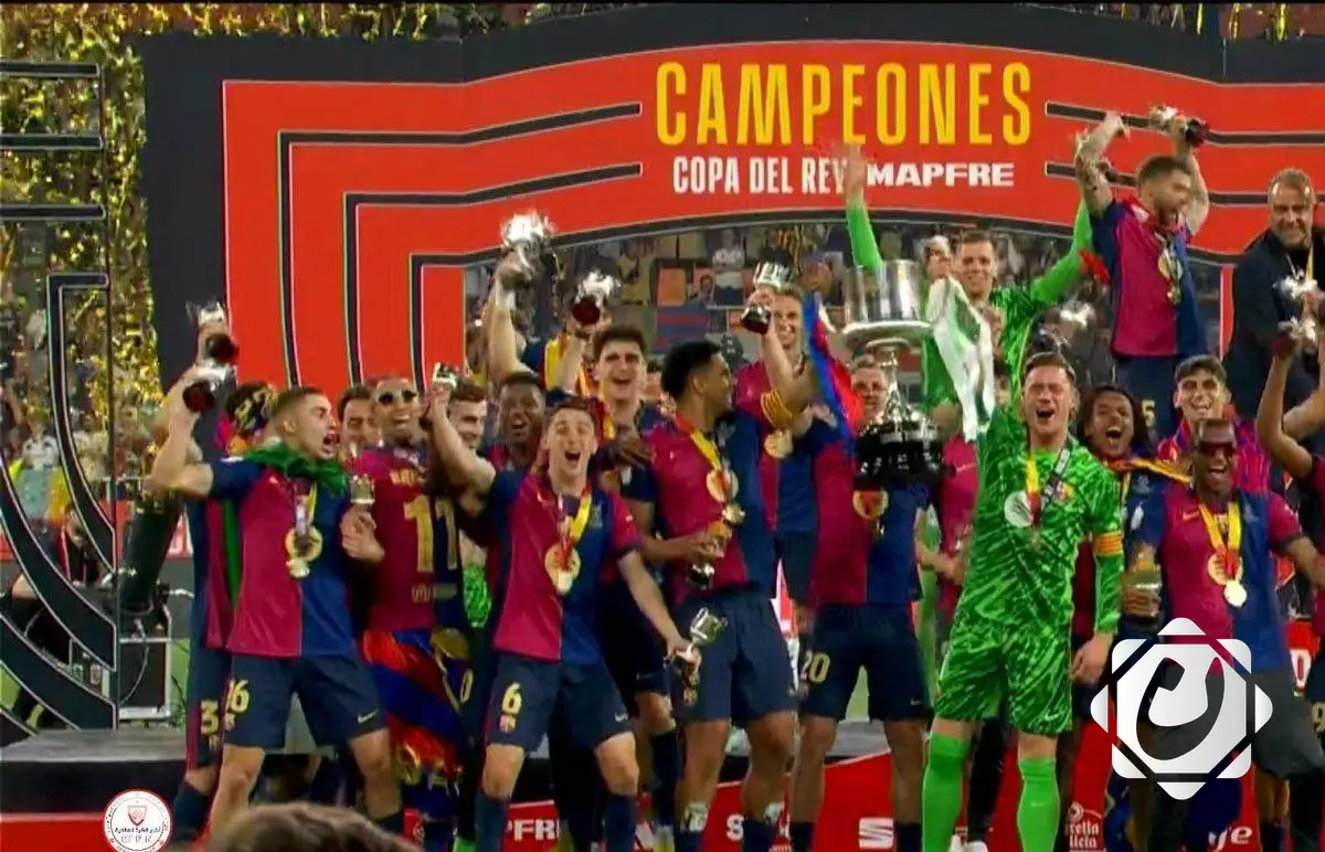 برشلونة يتوج بلقب كأس ملك إسبانيا بعد انتصاره على ريال مدريد