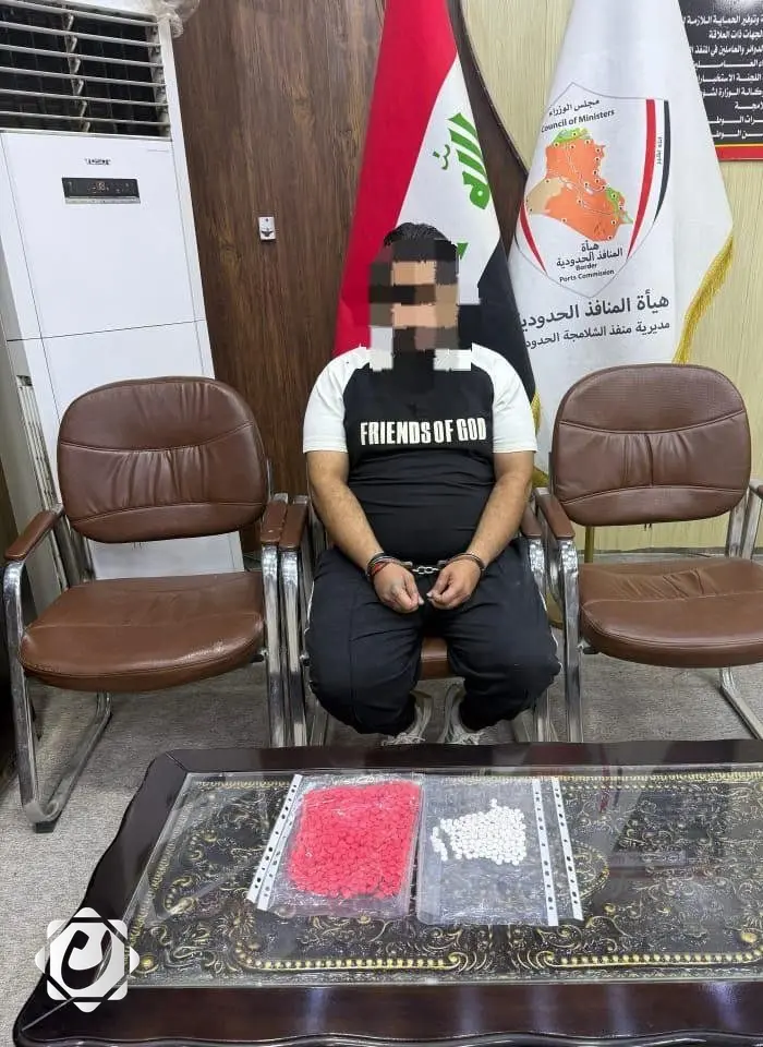 إحباط تهريب حبوب مخدرة في منفذ الشلامجة