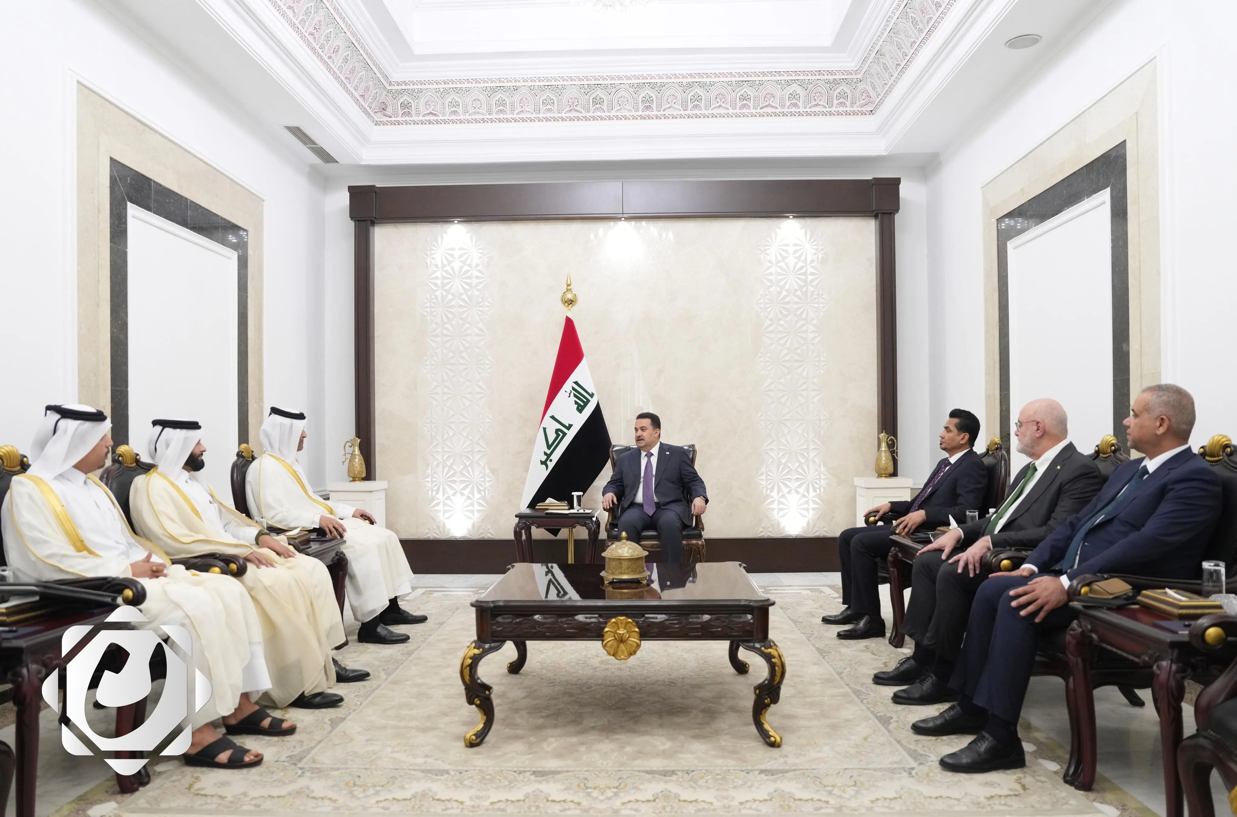 السوداني وآل ثاني يتعهدان بتعزيز مشروع طريق التنمية الستراتيجي