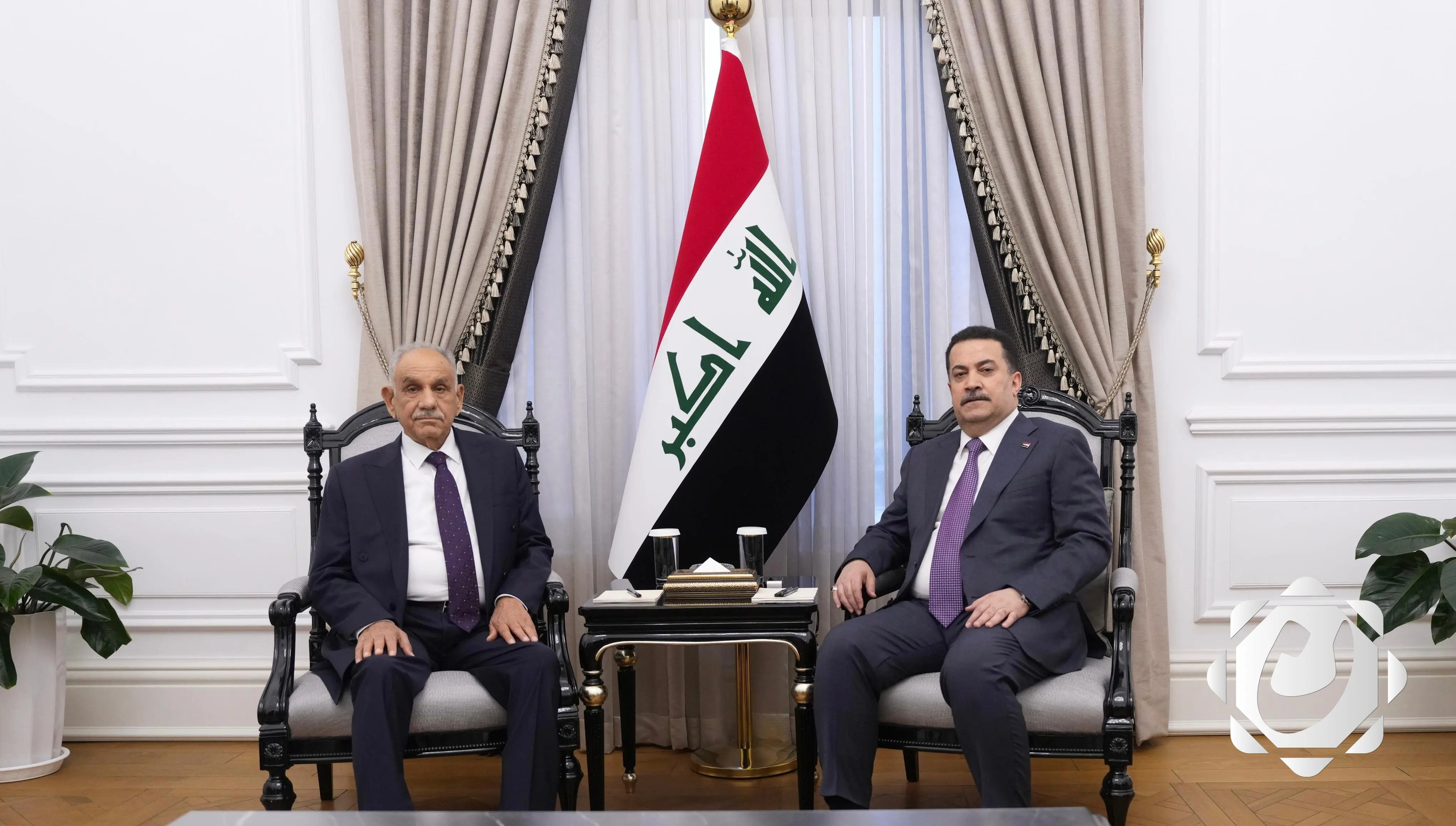 السوداني والمطلك يناقشان خطط التنمية والإصلاح في العراق