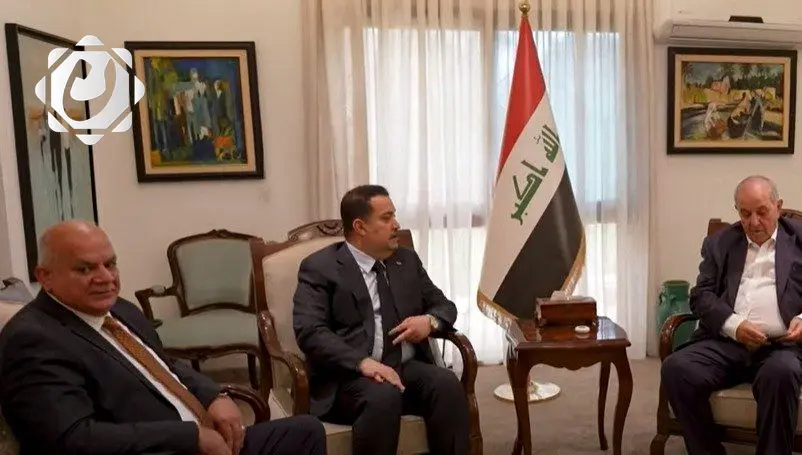 السوداني يعزي إياد علاوي في وفاة نجله