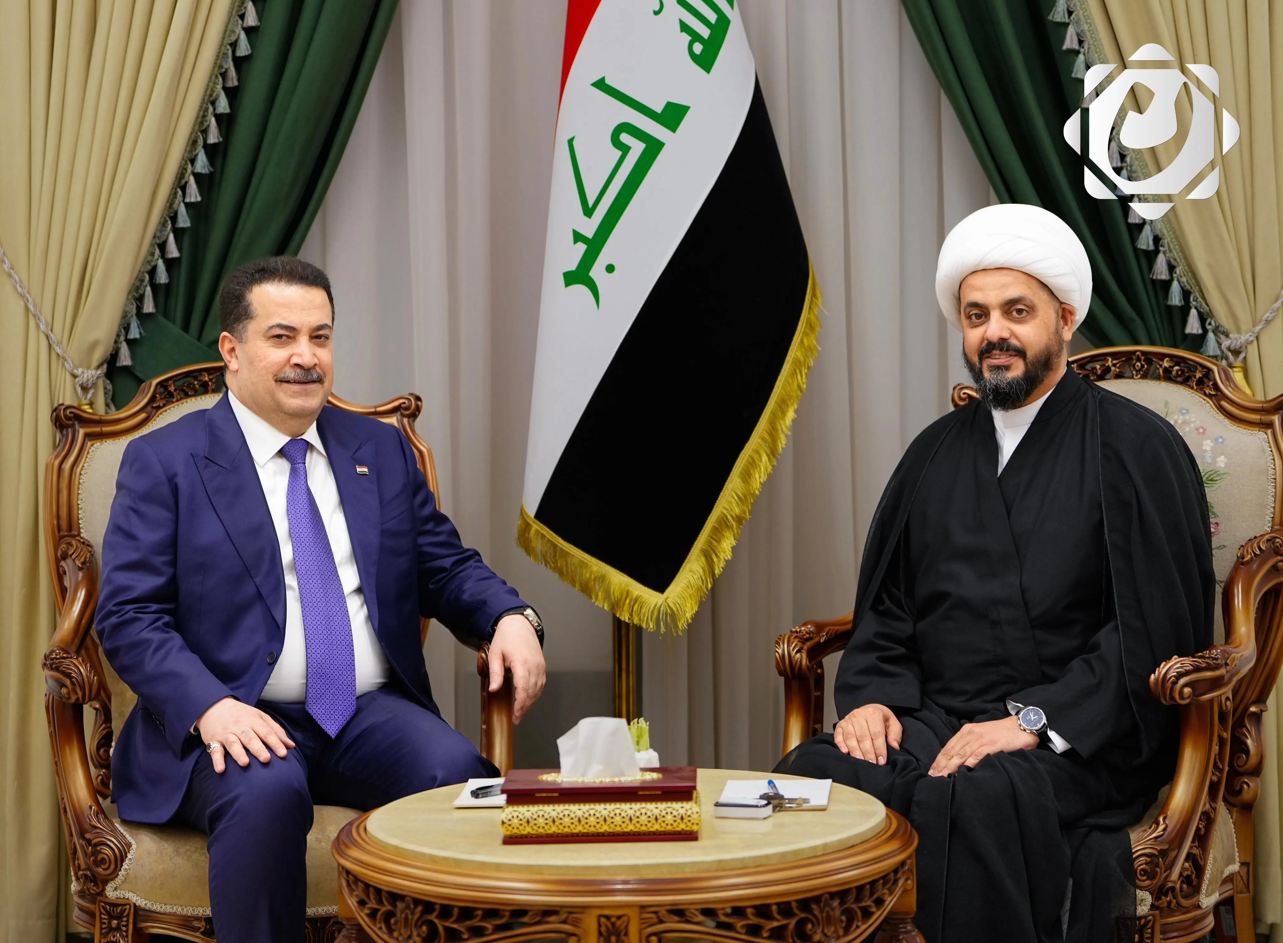 تحضيرات القمة العربية في بغداد: رئيس الوزراء يستعرض مع الشيخ الخزعلي أبرز المستجدات