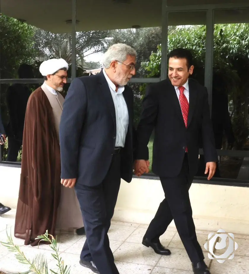 الأعرجي وقاآني يؤكدان على ضرورة نجاح المفاوضات بين طهران وواشنطن لتعزيز الاستقرار الإقليمي