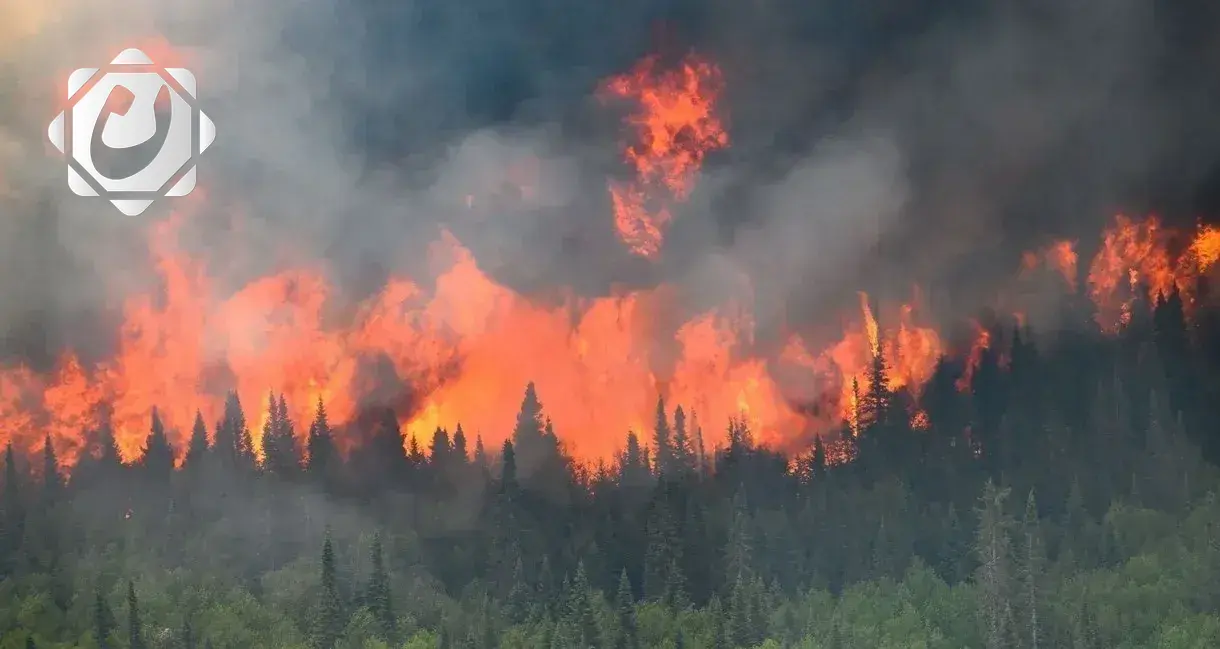 مصرع شخصين في حريق غابات ضخم وسط كندا