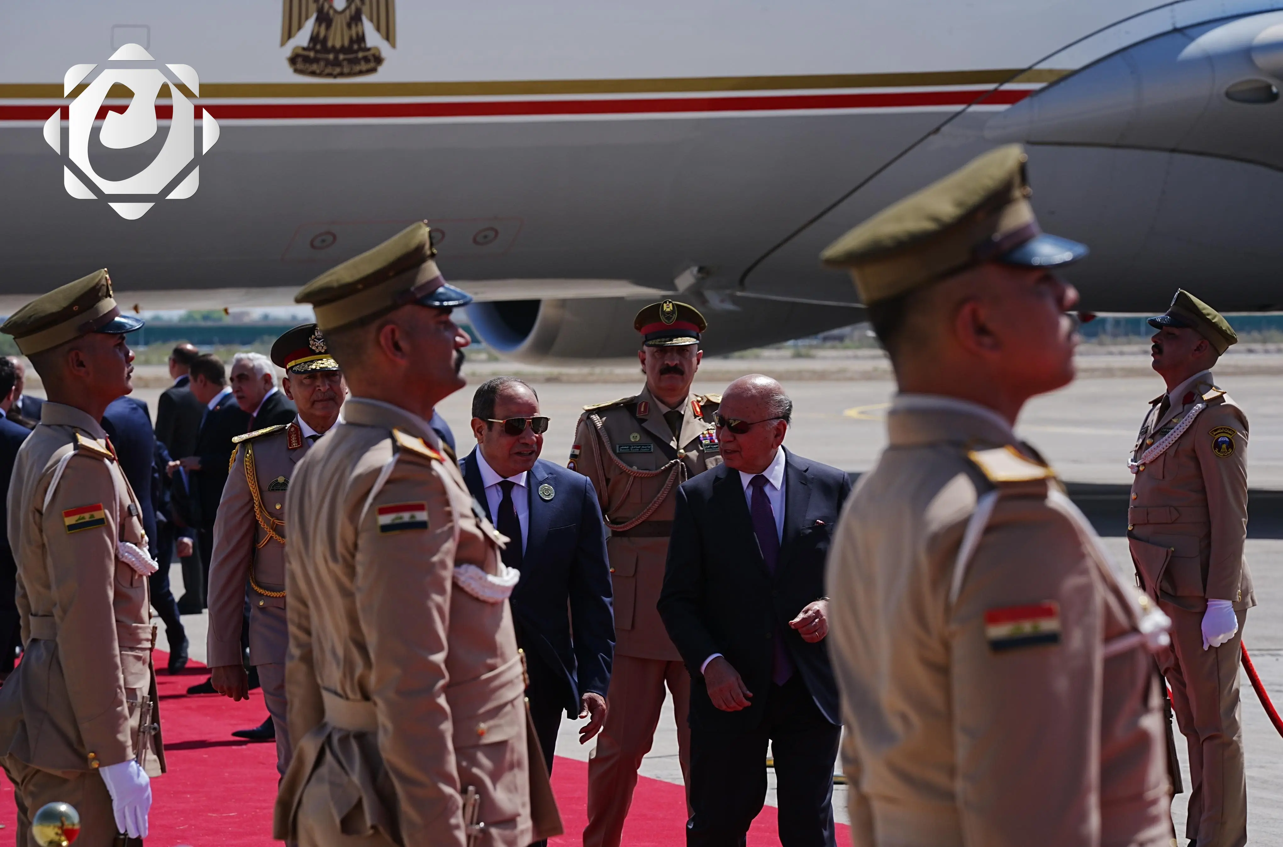 الرئيس المصري يشيد بجهود العراق في استضافة القمتين العربية والتنموية