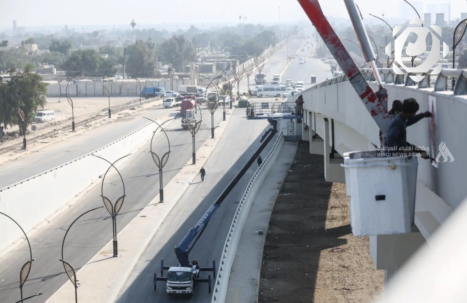 إعلان افتتاح مجسري الطلائع والطوبجي في بغداد الشهر المقبل