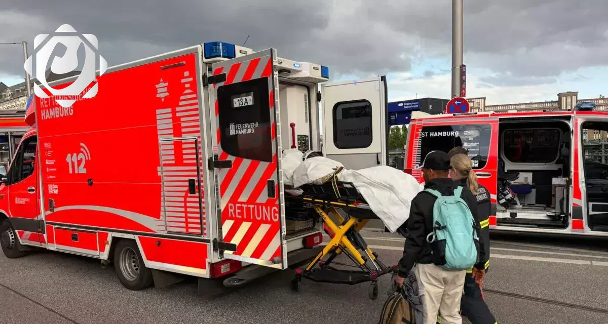 هجوم بسكين في محطة قطارات هامبورغ: إصابة 12 شخصًا والشرطة تلقي القبض على المشتبه به