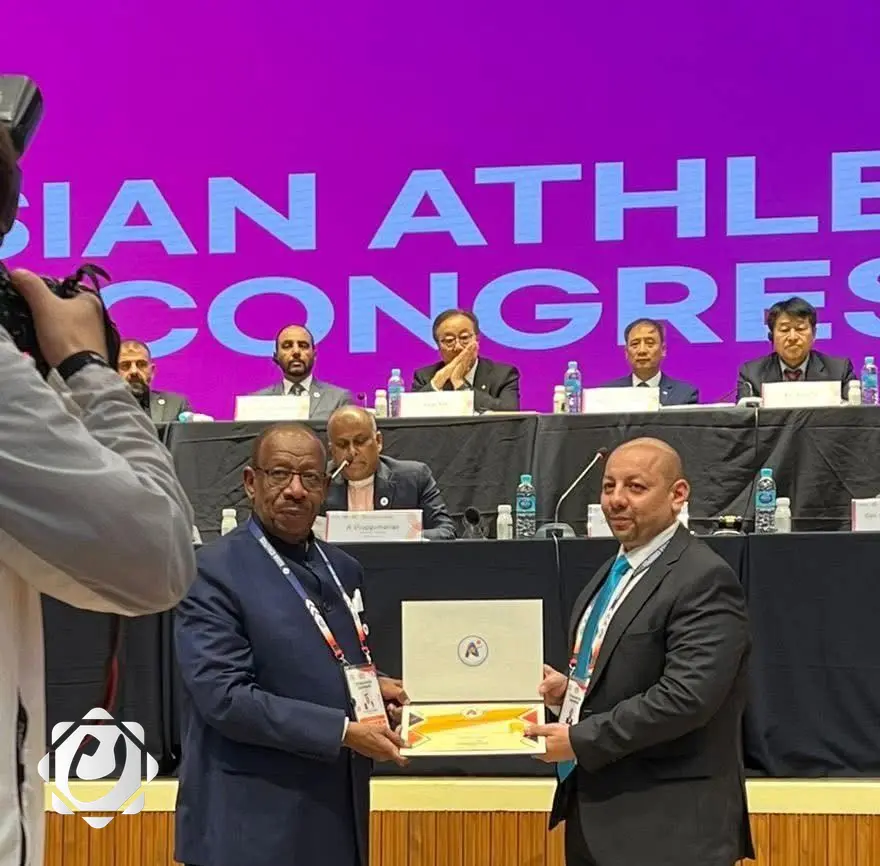 تكريم زيدون جواد بجائزة دبوس القيادة الرياضية الآسيوية لعام 2025