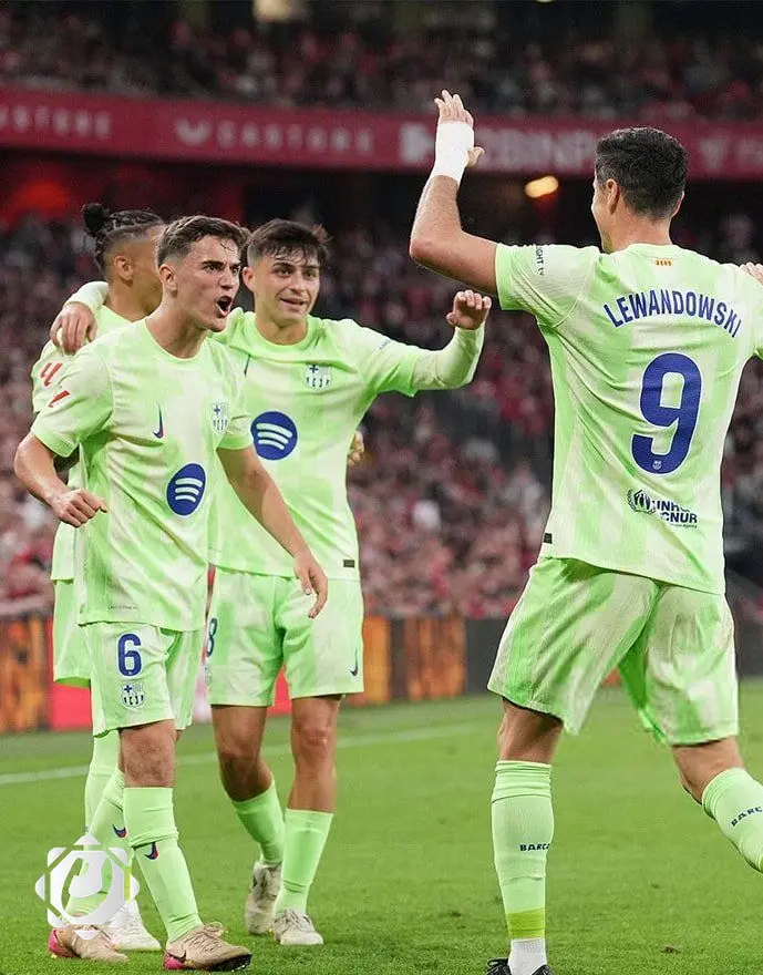 برشلونة يُتوّج بلقب الليجا بفوز ساحق على بيلباو