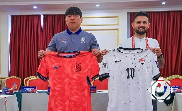 منتخب العراق يرتدي الزي الأبيض في مواجهة كوريا الجنوبية غداً