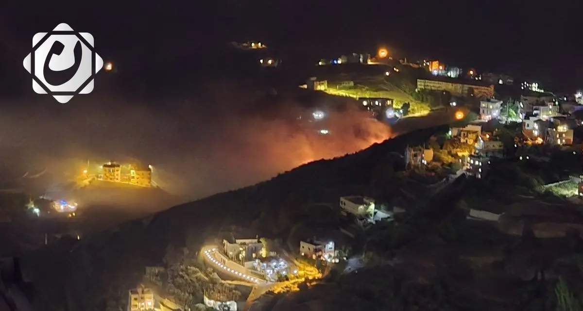 سقوط شهداء وجرحى جراء عدوان صهيوني على بلدة عين قانا في لبنان