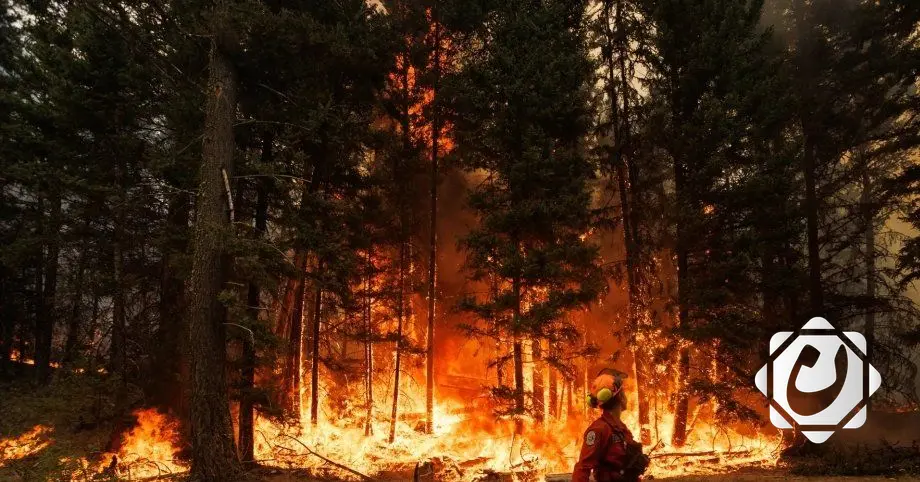 حرائق الغابات تهدد المدن القريبة من فانكوفر في كندا