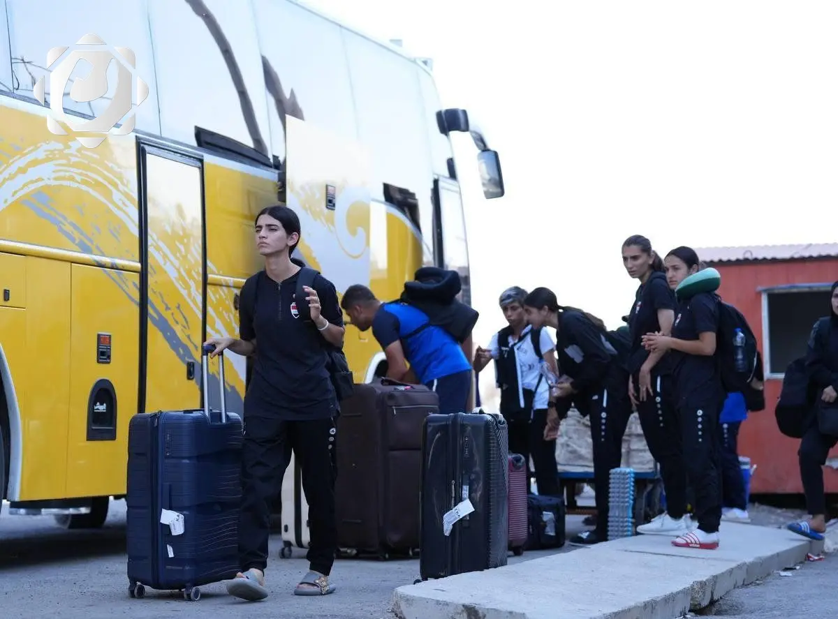 عودة وفد منتخب العراق الوطني للسيدات من إيران