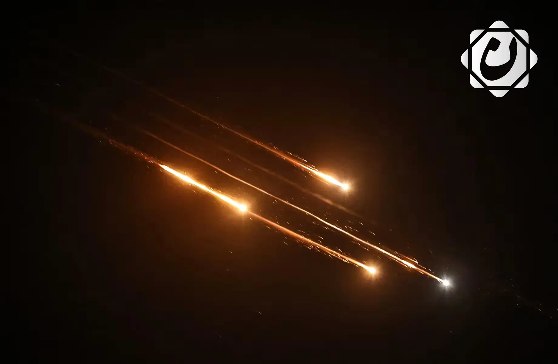 إطلاق صواريخ إيرانية نحو الكيان الصهيوني