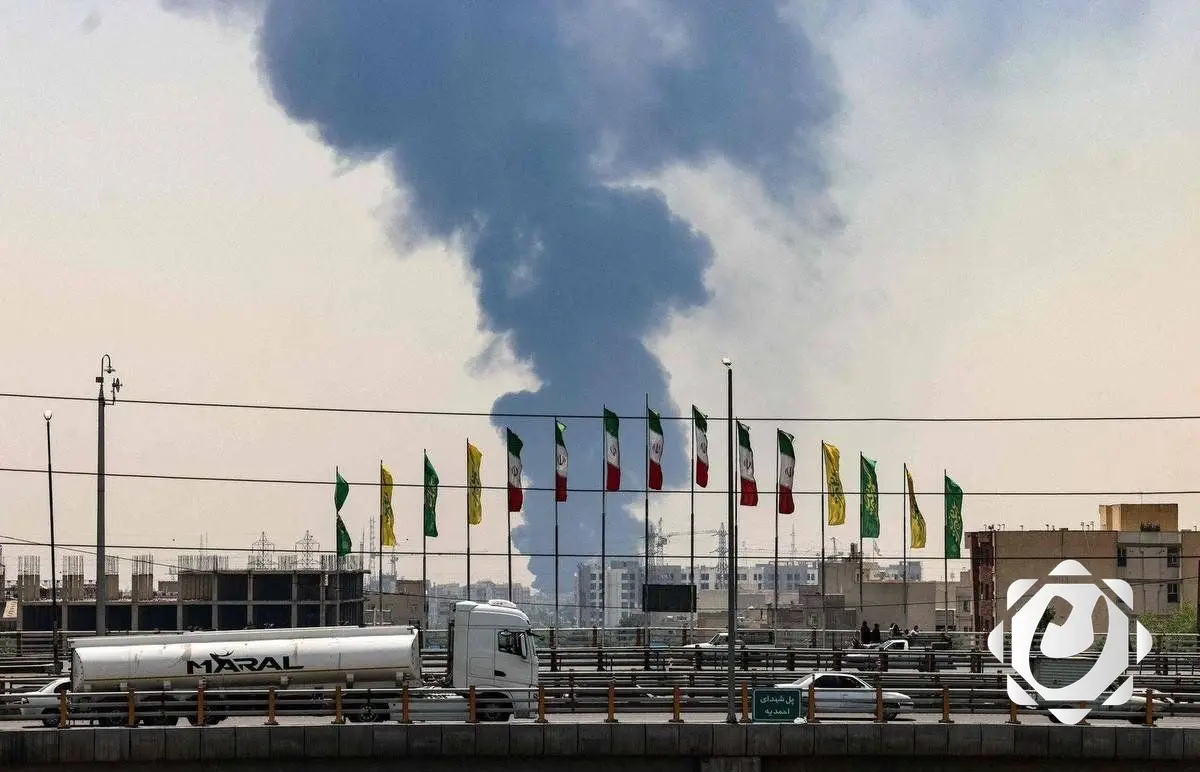 انفجارات تسمع بالقرب من مطار بيام غربي طهران