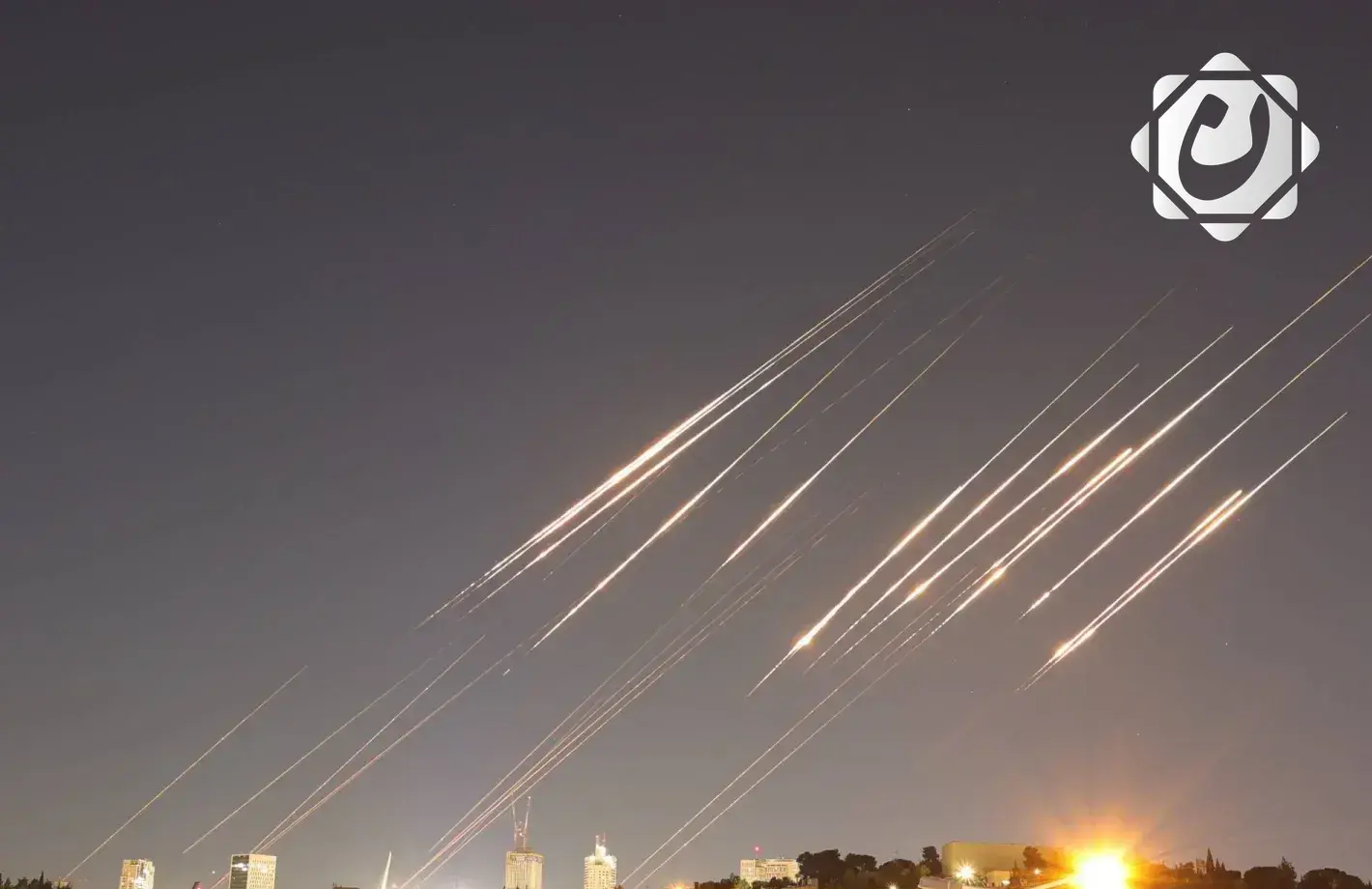 إطلاق صواريخ إيرانية نحو الأراضي المحتلة