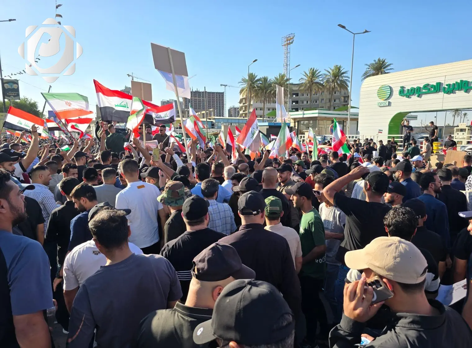 مسيرة شعبية في بغداد تنديداً بالعدوان الصهيوني على إيران