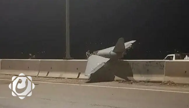 إسقاط طائرة مسيرة صهيونية بواسطة الدفاعات الجوية الإيرانية في تبريز