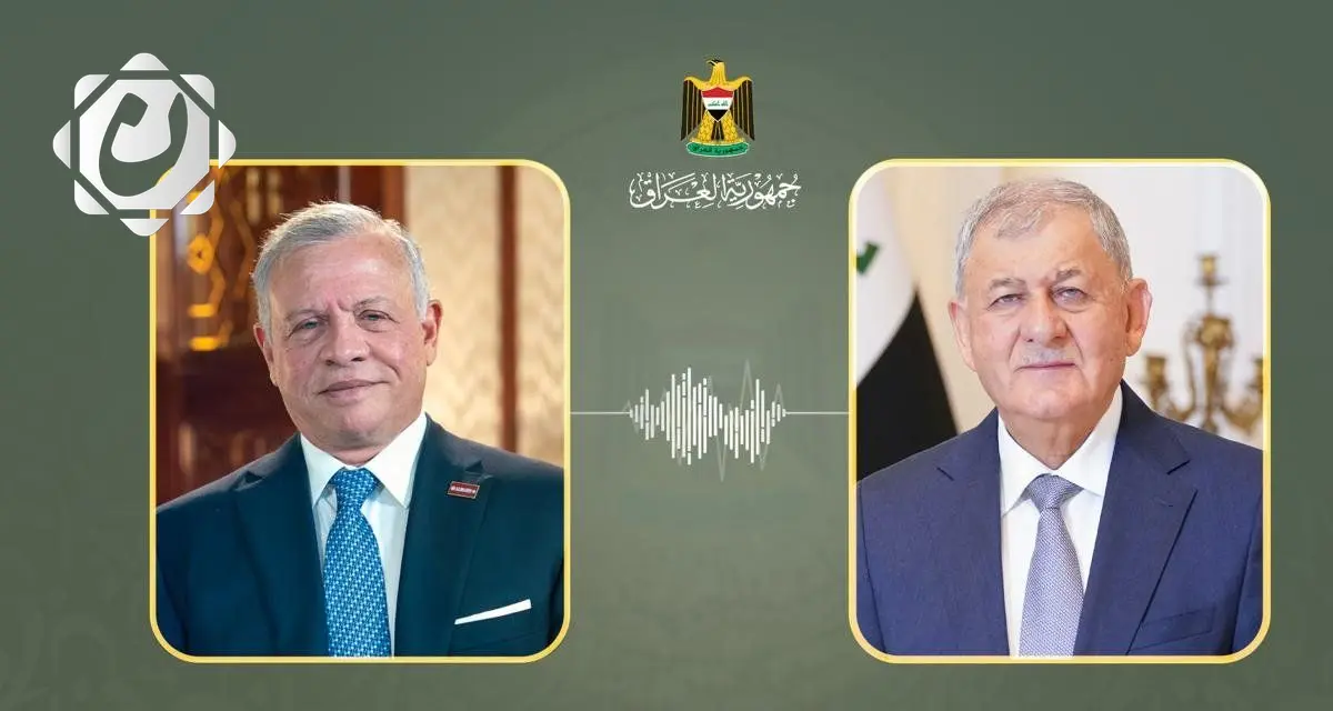 رئيس الجمهورية والعاهل الأردني يبحثان الأوضاع الإقليمية ويؤكدان أهمية وقف إطلاق النار